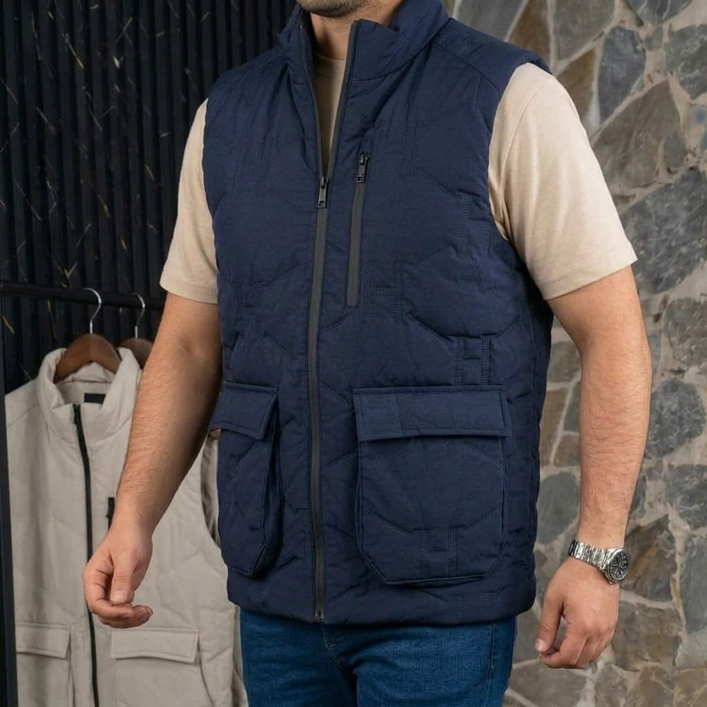 Gilet Homme Multi-Poches – Style Premium