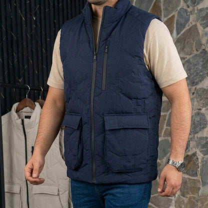 Gilet Homme Multi-Poches – Style Premium