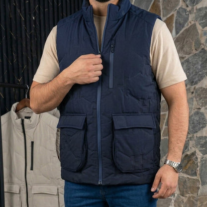 Gilet Homme Multi-Poches – Style Premium