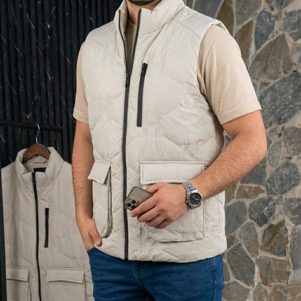 Gilet Homme Multi-Poches – Style Premium