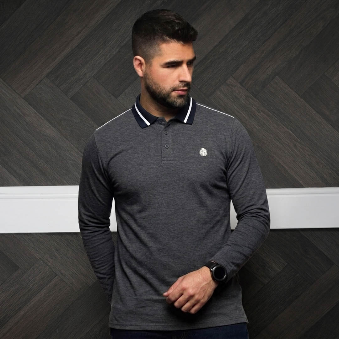 Springfield Polo Homme Manches Longues
