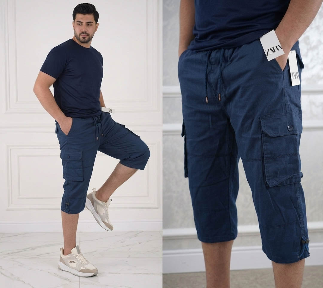 Pantacourt Élastique Multi Poche