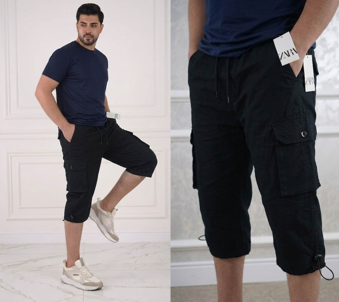 Pantacourt Élastique Multi Poche