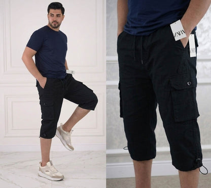 Pantacourt Élastique Multi Poche