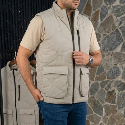 Gilet Homme Multi-Poches – Style Premium