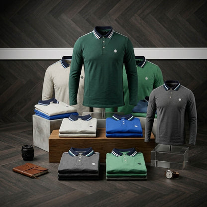 Springfield Polo Homme Manches Longues
