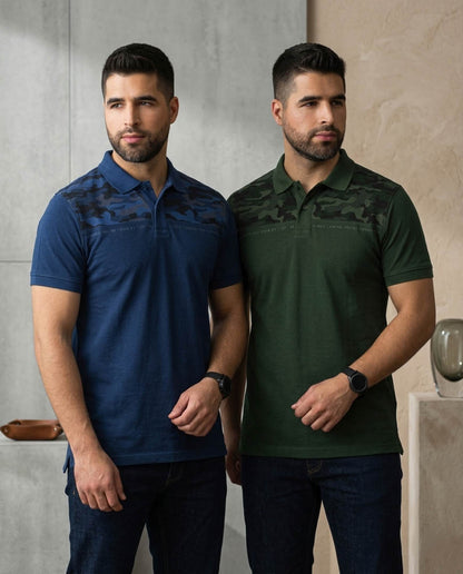 Polo Casual Respirant Pour Homme
