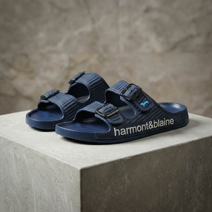 Harmont & Blaine Double Strap Slides