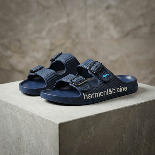 Harmont & Blaine Double Strap Slides