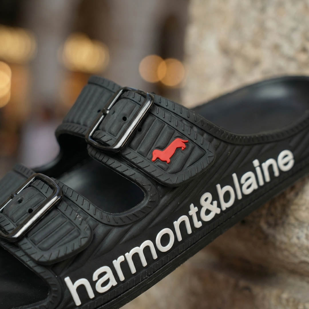 Harmont & Blaine Double Strap Slides