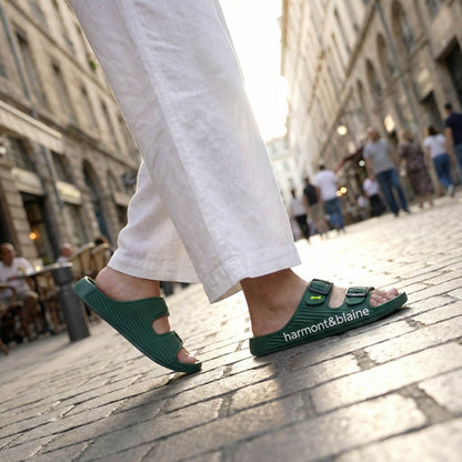 Harmont & Blaine Double Strap Slides