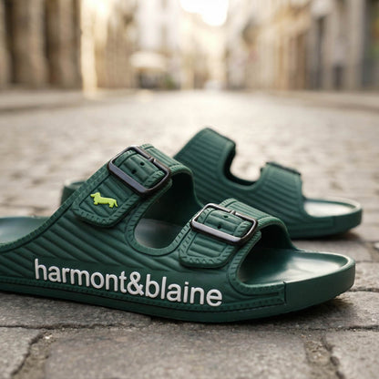 Harmont & Blaine Double Strap Slides