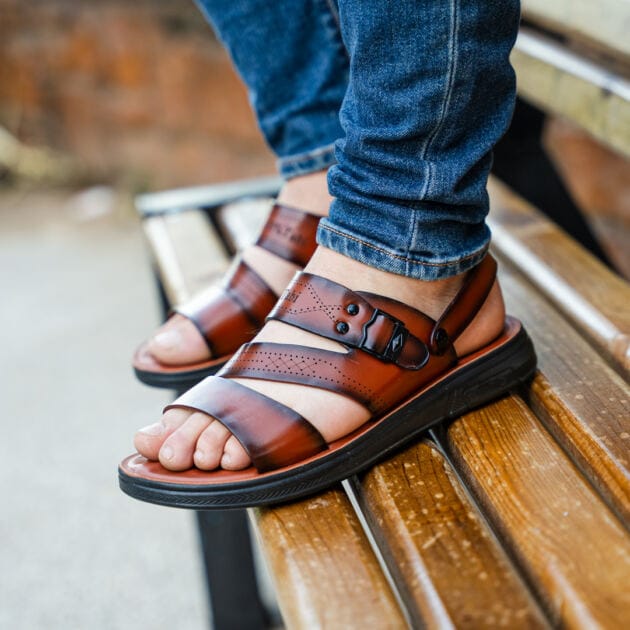 Sandal 3 bande 100% Orthopédique
